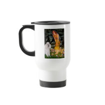 MidEve - White Standard Poodle Coffee Mugs