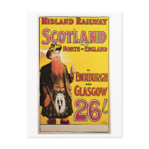 Midland Railway to Scotland Post Card