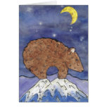 Midnight Bear Card