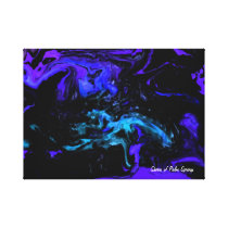MIDNIGHT BLUES STRETCHED CANVAS PRINT
