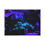 MIDNIGHT BLUES STRETCHED CANVAS PRINT