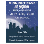 Midnight City Rave Flyer