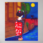 Midnight Geisha Print