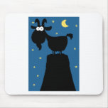midnight goat mouse pad
