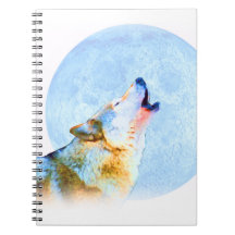 Midnight Howl Moon Art Notebooks