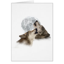 Midnight Howling Greeting Cards