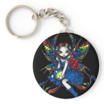 "Midnight Rainbow" Keychain