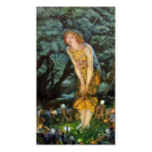 Midsummer Eve, Edward Robert Hughes Business Cards