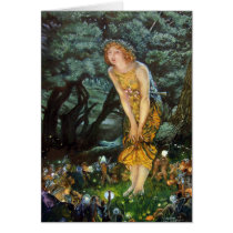 Midsummer Eve, Edward Robert Hughes Greeting Card