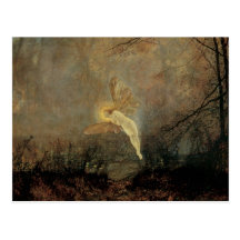 Midsummer Night, Grimshaw, Vintage Victorian Fairy Post Card