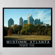 Midtown Atlanta - Piedmont Park Print
