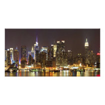 Midtown Manhattan seen from Weehawken New Jersey Picture Card
