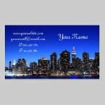 Midtown Manhattan Skyline, New York City business cards