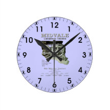 Midvale Steam Locomotive Forgings 1924 Wall Clock