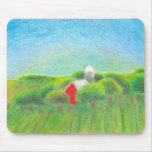 Midwest landscape art red barn farmland Minnesota mousepads