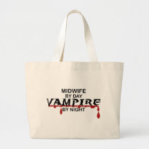 Midwife Vampire by Night Tote Bag