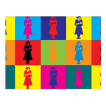 Midwifery Pop Art Postcards