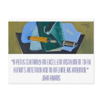 Mightier Than the Sword Post Cards