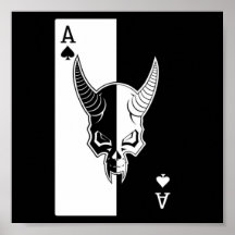 MIKE_CAMPEAU_ACE_OF_SPADES_by_MCREA Posters