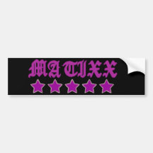 Mike Matixx Bumper sticker