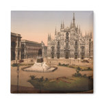 Milan Cathedral and Piazza, Lombardy, Italy magnets
