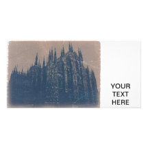 Milan Cathedral Customized Photo Card