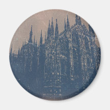 Milan Cathedral Refrigerator Magnet