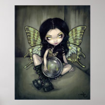 Mildew gothic fairy Art Print