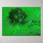 Milena's Green Chrysanthemum Canvas or Poster posters