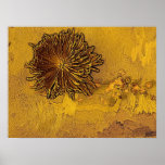 Milena's Mocha Modern Art Poster