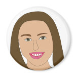 Miley Cyrus Fridge Magnet