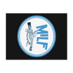 MILF Mummy Blue postcards