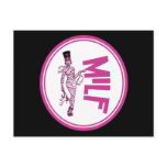 MILF Mummy Pink postcards