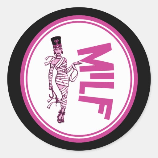 MILF Mummy Pink Sticker