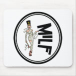 MILF Retro Mummy Pinup Girl mousepads
