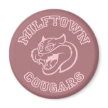 Milftown Cougars II Fridge Magnets