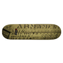 Militaria abstract skate deck