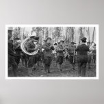 Military Band Alaska 1920 Print