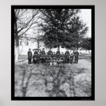 Military Band with Instruments 1865 posters