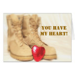 military boots card