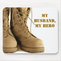 military boots mouse pads