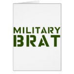 Military Brat Greeting Card