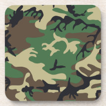 Military Camouflage Cork Coaster