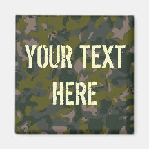 Military camouflage refrigerator magnets