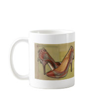Military Camouflage Stilettos with Tassels Coffee Mug