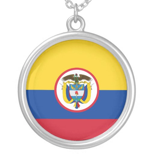 Military Colombia, Colombia flag Personalised Necklace