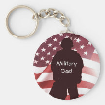 Military Dad Keychain