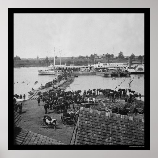 Military Evacuation at Port Royal, VA 1864 Posters