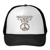 Military Family for Peace hats