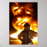 Military Firefighter posters